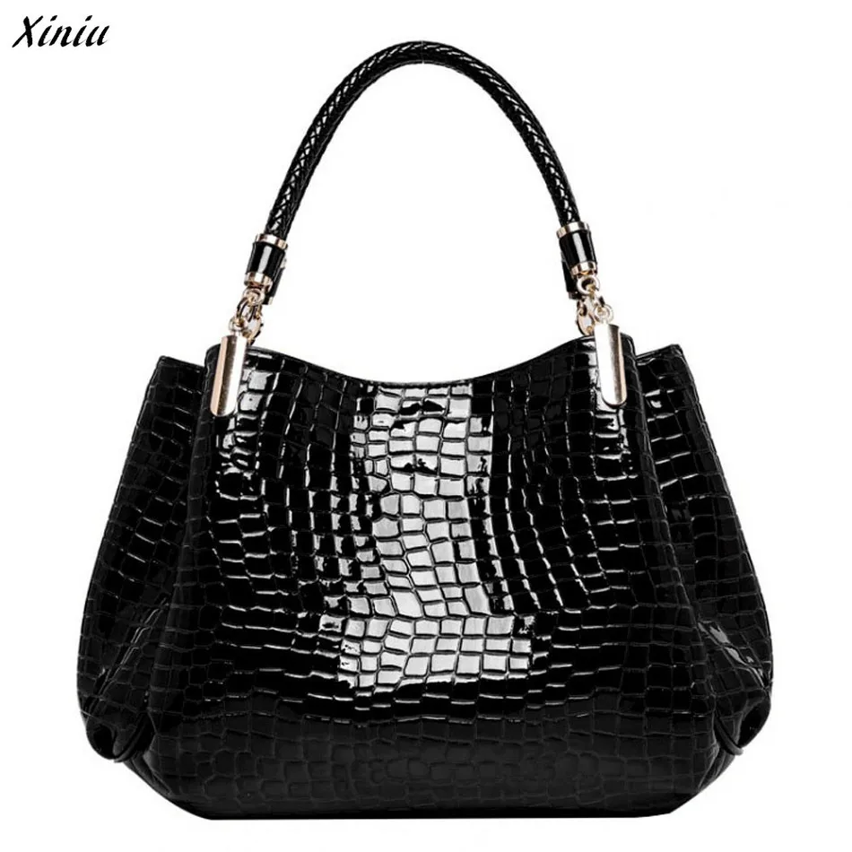 

Woman Black Designer Leather Handbag Brand Sac A Main De Marque Femme Shoulder Bag Bolsa Femininas Messenger Vintage Tote #2415