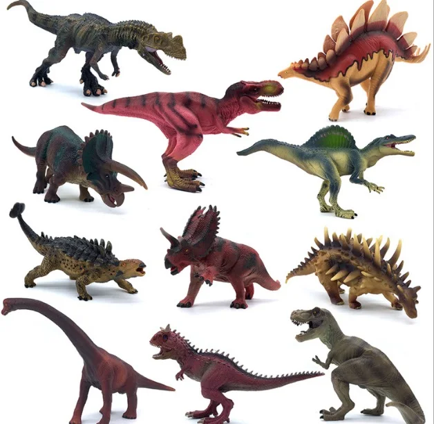 

Jurassic dinosaur TPR solid simulation dinosaur soft rubber model toys