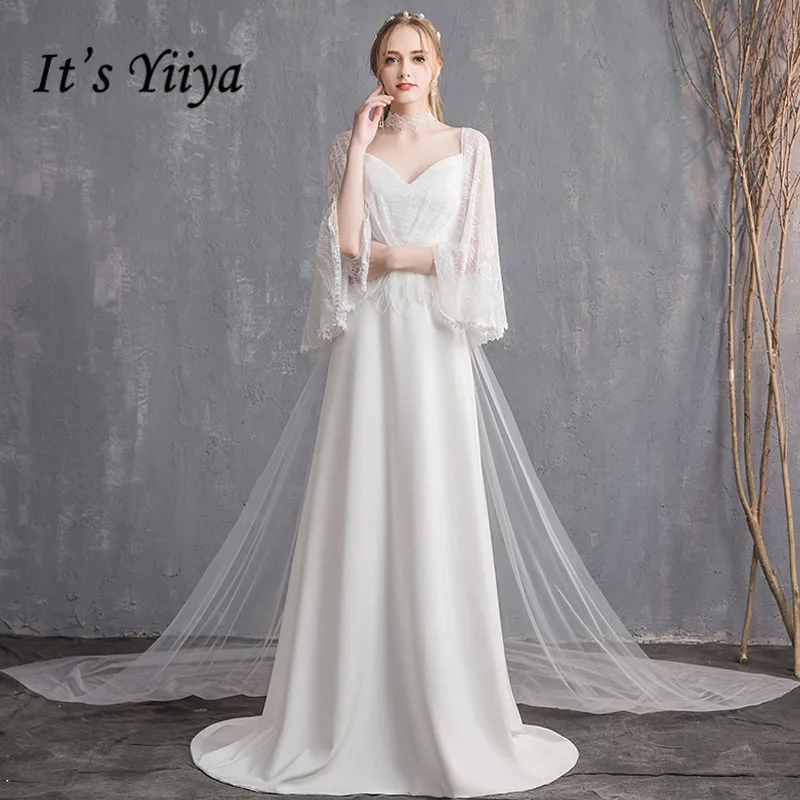 It's YiiYa Evening Dress 2019 Long Plus Size With Sleeves Women Party Dresses Elegant Lace Formal Night Vestido de novia G118 It's YiiYa Evening Dress 2019 Long Plus Size With Sleeves Women Party Dresses Elegant Lace Formal Night Vestido de novia G118