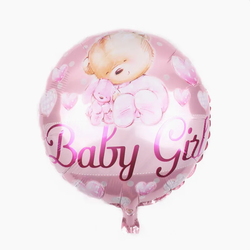 50pcs 18" Foil Helium Baby girl Balloon Party Globo Baby boy baloons