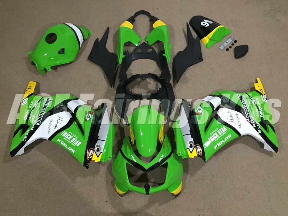 New Injection ABS Fairing kit for Kawasaki ninja250 2008-2014 EX250 250 2008 09 10 11 12 13 14 fairings +Tank cover nice green New Injection ABS Fairing kit for Kawasaki ninja250 2008-2014 EX250 250 2008 09 10 11 12 13 14 fairings +Tank cover nice green