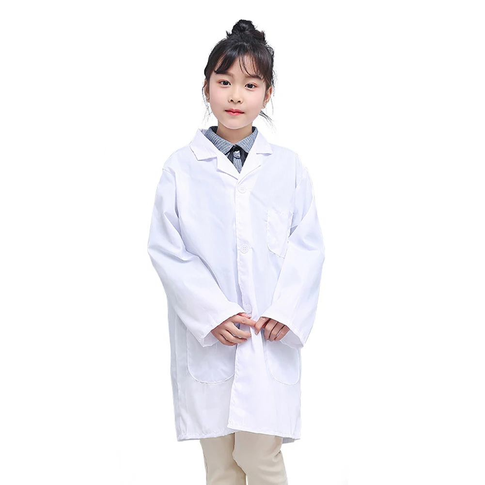 

1 Pcs Children Nurse Doctor White Lab Coat Uniform Top Performance Costume Medical NYZ Shop