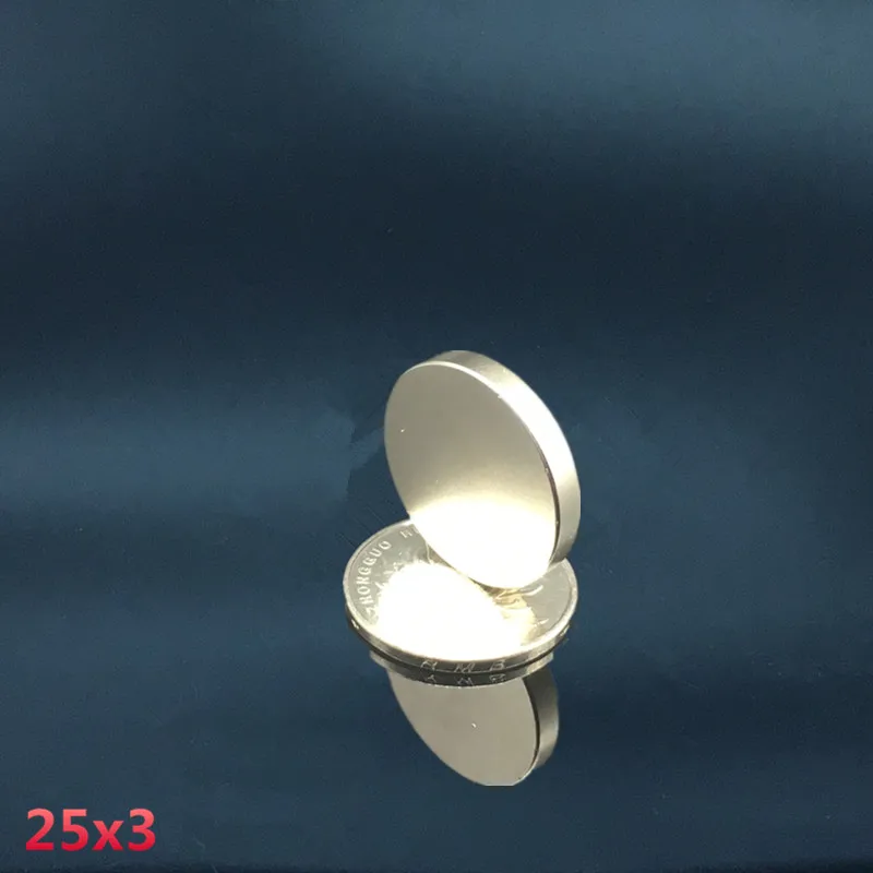 Buy 10pcs 25x3mm neodymium 25mm