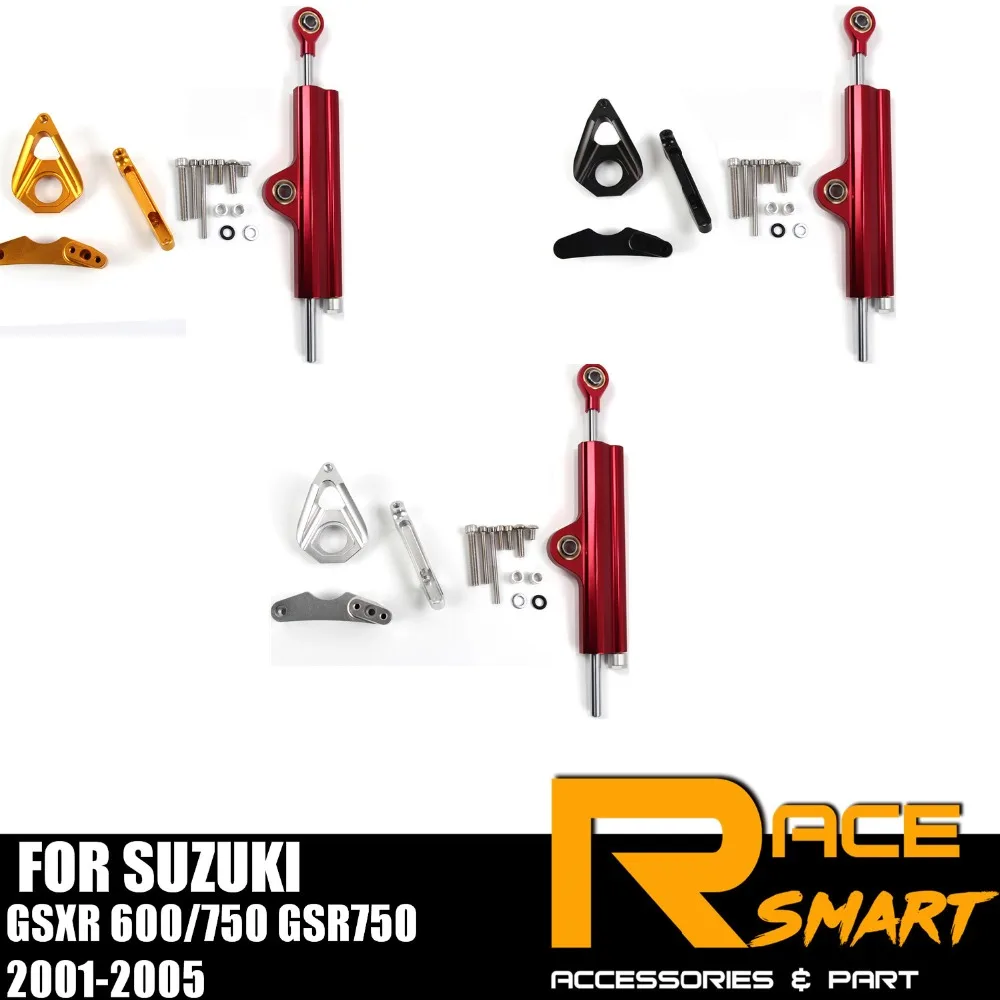 

For Suzuki GSR 750 2001 - 2005 Steering Damper Stabilizer Kit Motorcycle accessories 750 2002 03 04 GSXR 600 750 GSXR600 GSXR750