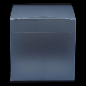 

160Pcs/Lot 7*7*7cm Square Matte Clear PVC Birthday Gift Packing Box Party Favor Chocolate Candy Boxes Sweet Candy Package Box