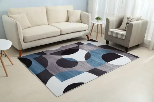 Geometric Modern Soft Nordic Carpets For Living Room Anti Slip Antifouling Area Rug In Bedroom Parlor Factory Direct Supply LJ-10