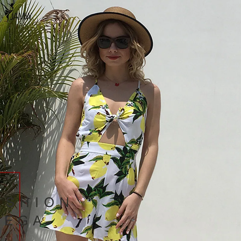 2018 summer sexy casual lounge mango print ladies bow tie