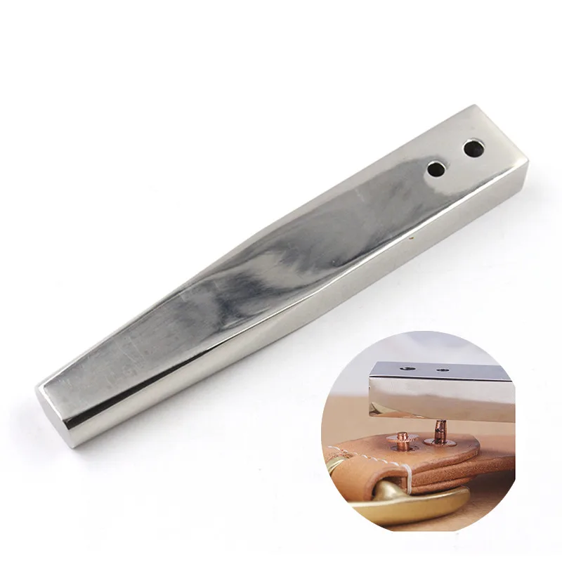 

Red Nail Mounting Rod American Rivet Permanent Fixed Installation Tool Hit Nail Mold Manual DIY Leather Tool
