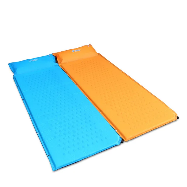 

Bluefield Ultralight Outdoor Sleeping Bag Camping Mat Pad Self-Inflating Moistureproof Picnic Tent Mat with Inflatable Pillow