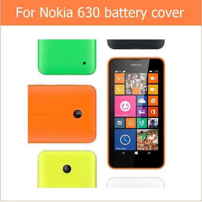 

Premium Genuine Phone back housing for Nokia 630 635 back cover for Lumia nokia 635 rear battery case cover Protective Guard