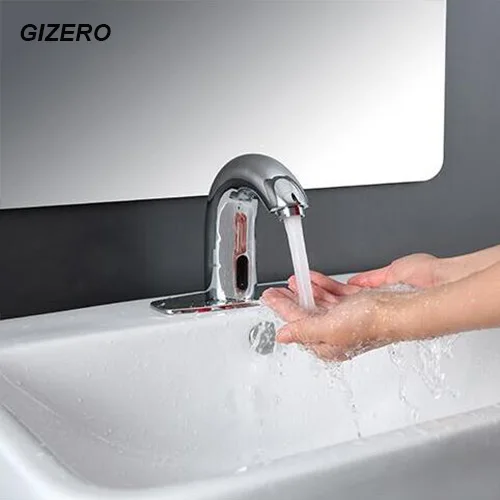 Chrome Messing Kraan Touchless Sensor Automatische Kraan Elektrische