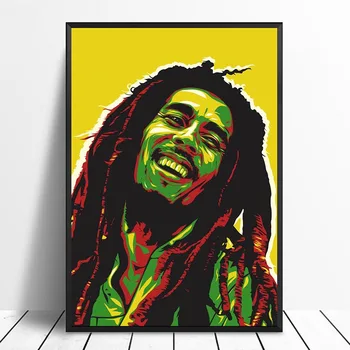 

bob marley Hip Hop Rap Star Music Poster Wall Art Painting oil painting Canvas Poster Home Decor Canvas Print (No frame)