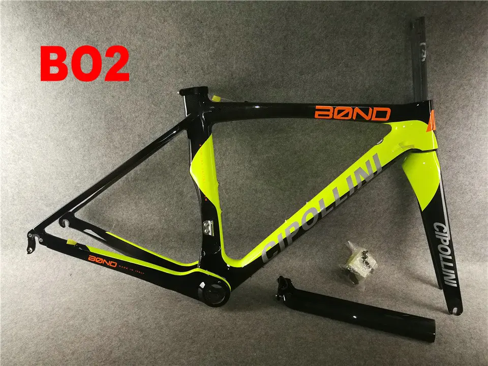 Cipollini BOND Team edition Углеродные рамы дорожных велосипедов BB386 матовая/глянцевая - Цвет: B02