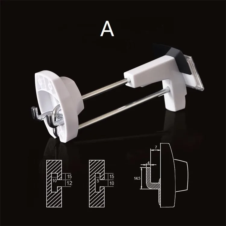 (50 шт./упак.) белого цвета 250 мм длина оптовая продажа супермаркет мобильный магазин anti-theft безопасности крюк