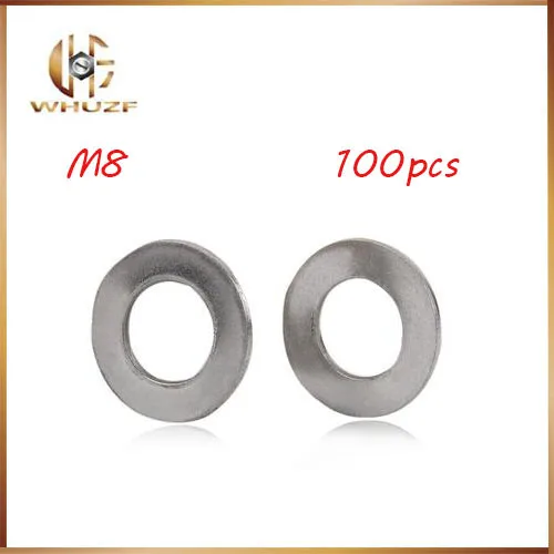 

100Pcs 304 Stainless Steel Flat Washer HW147