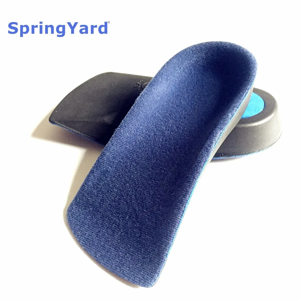 

SpringYard EVA Flat Foot Orthotics Arch Support Half Shoe Pad Orthopedic Insoles Foot Care for Men Women