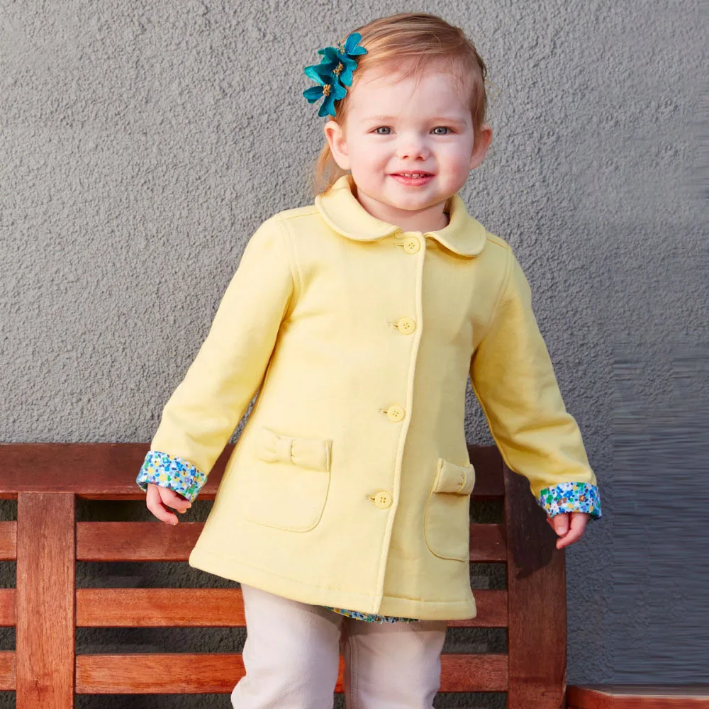 Brand100Cotton 2017Spring Autumn kid toddler baby girl cute coat A