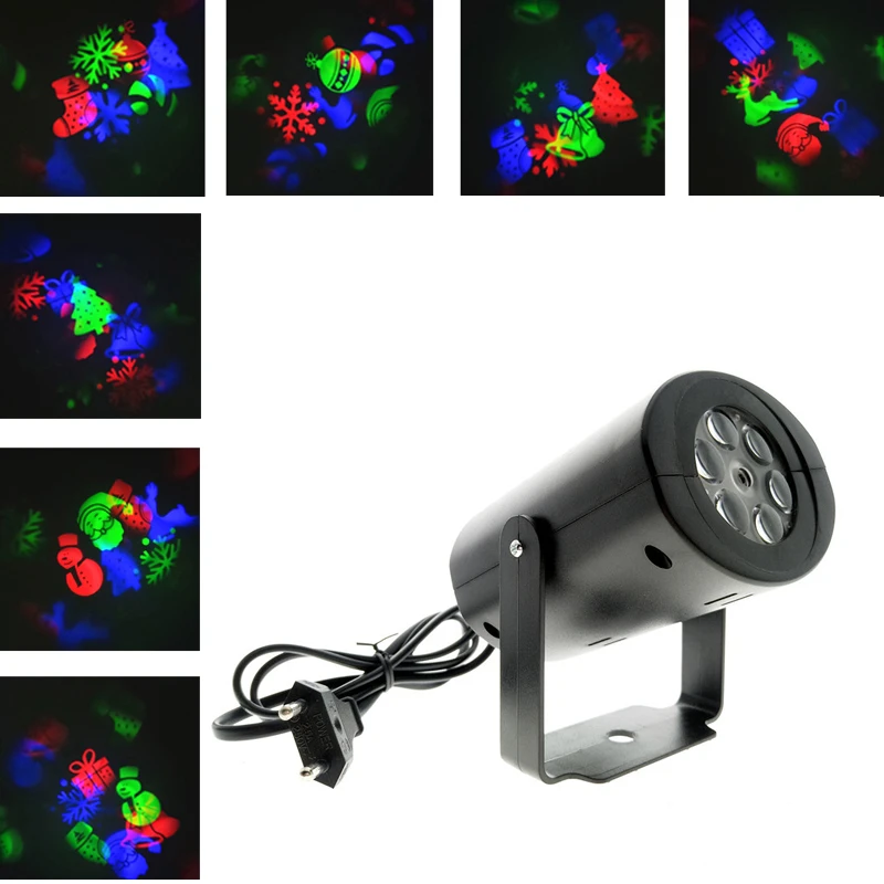 

Led Christmas Lights Moving Snowman Snowflake Christmas Tree Gift Bell Deer Projection Lamp Halloween Party Garden Wedding Decor