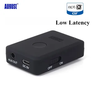 Августа MR230 aptX Low Latency беспроводной Bluetooth 4.2 аудио приемник 3.5 мм AUX аудио Bluetooth адаптер приемник для автомобиля, динамики - изображение