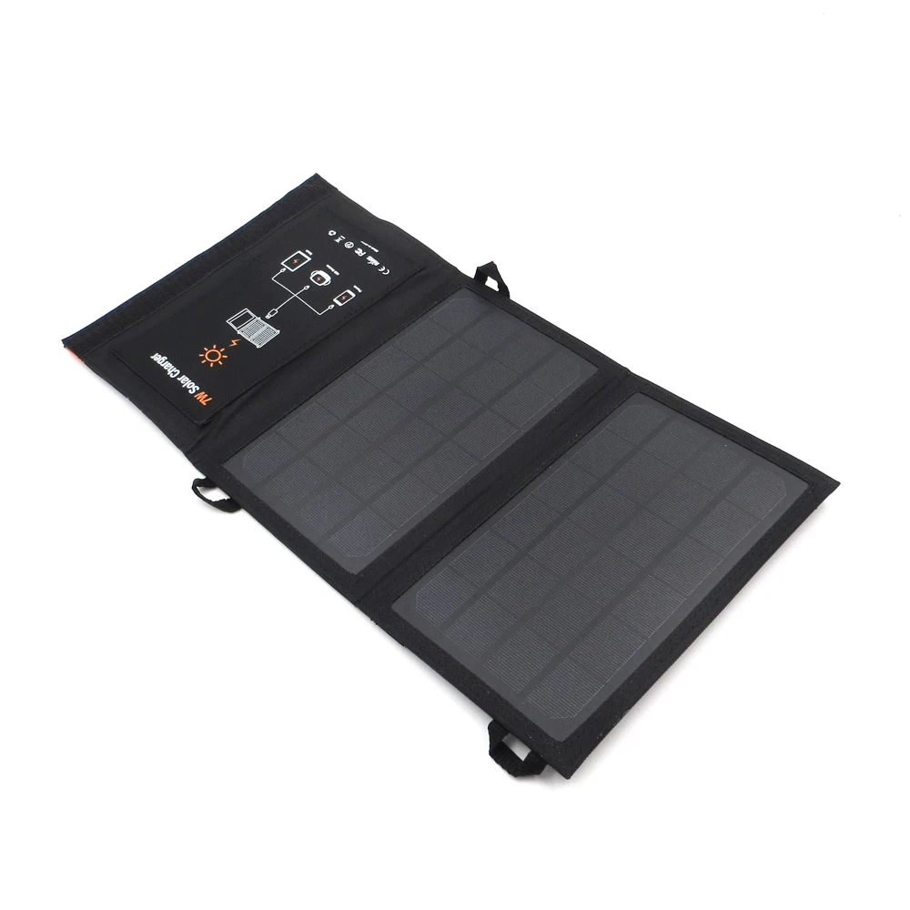 Portable 7W 1200mA Solar Charger Solar Panels Charger with Usb Port Solar Battery Charger Power for Mobile Phones 5V USB