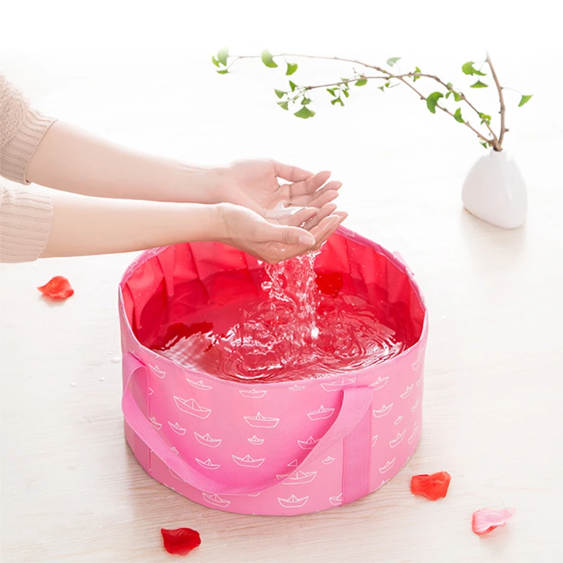 Portable Inflatable Bath Bucket Outdoor Camping Home Bathroom