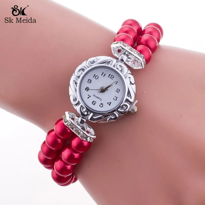 Buy New Fashion Pearl ladies Watch Exquisite compact