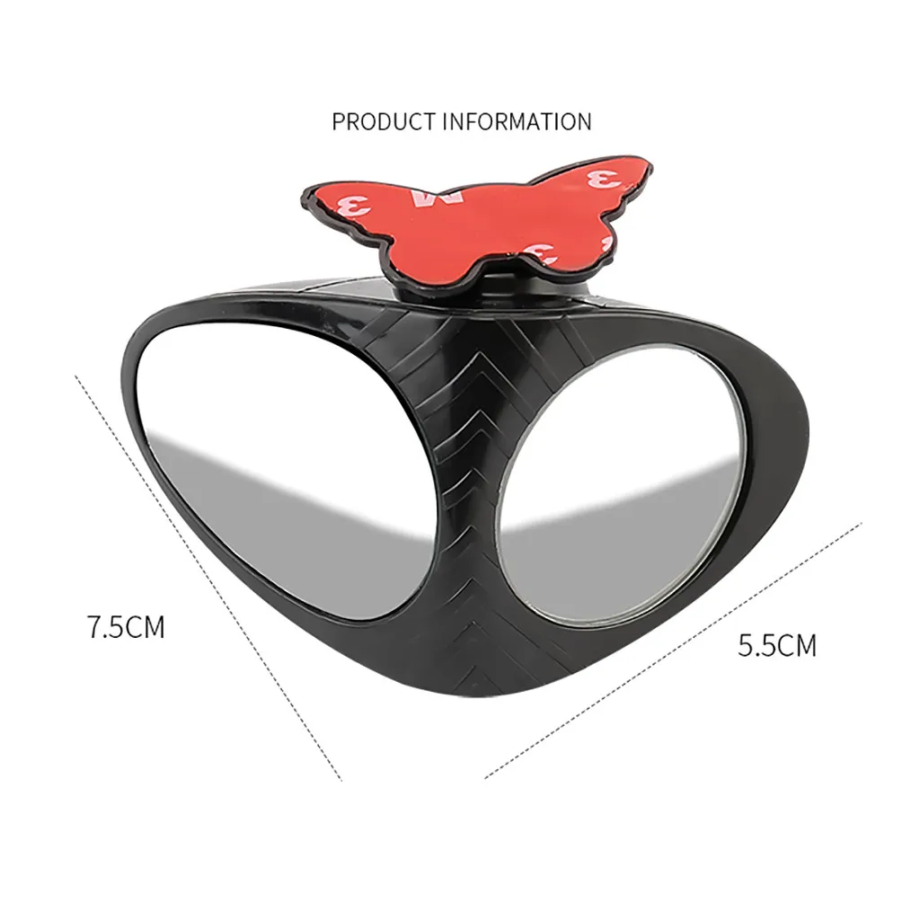 2 в 1 Автомобильное Зеркало для слепых зон, широкоугольное зеркало, вращение на 360 градусов, регулируемое выпуклое зеркало заднего вида, переднее колесо, автомобильное зеркало#30
