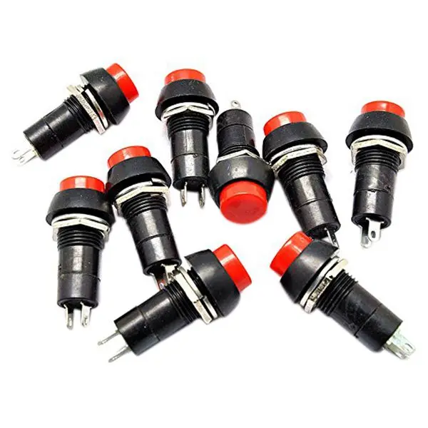 

self-locking switch button switch / PBS-11A 1A / 250V Red 20 Switch
