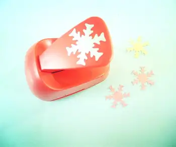 

New style easily press 2-2.5cm snowflake shape EVA foam punch paper puncher for greeting card ,Scrapbook Handmade freeshipping
