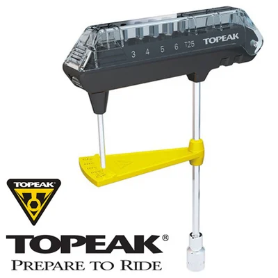Topeak комбо Torq гаечный ключ и бит 3-12Nm + 3/4/5/6mm шестигранные ключи + T-25 Torx БКЕ ремонт велосипедов Инструменты
