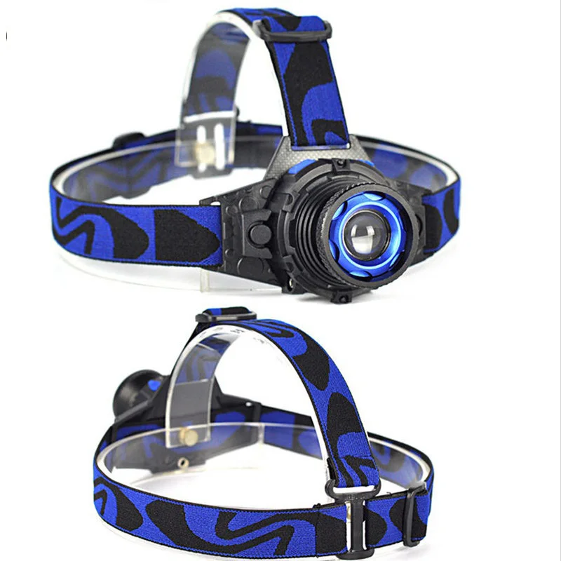 Litwod Z302308 Q5 Led Bright Headlamp Head Light Head Flashlight LED Headlight Build-in Rechargeable Battery Head Lamp Zoomable