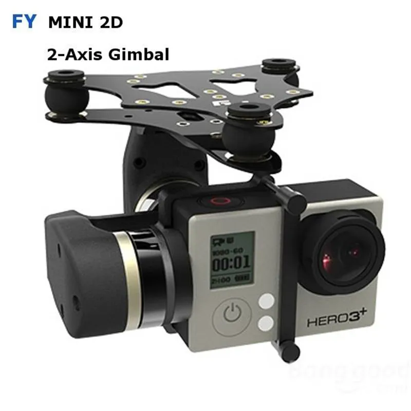 Feiyu Tech FY MiNi2D 2-осный Бесщеточный Gimbal Для Gopro4 Gopro3 + Камера Спорта |