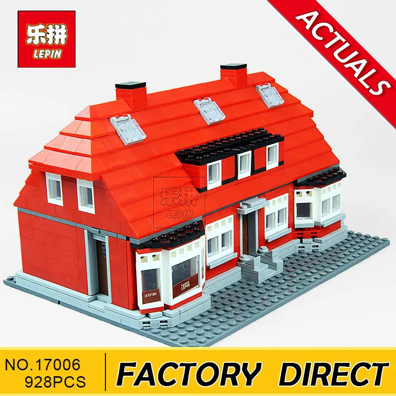 

LEPIN 17006 928Pcs Serier The Red House Set 4000007 Education Building Kits Blocks Bricks Model Children Funny Toys in stock