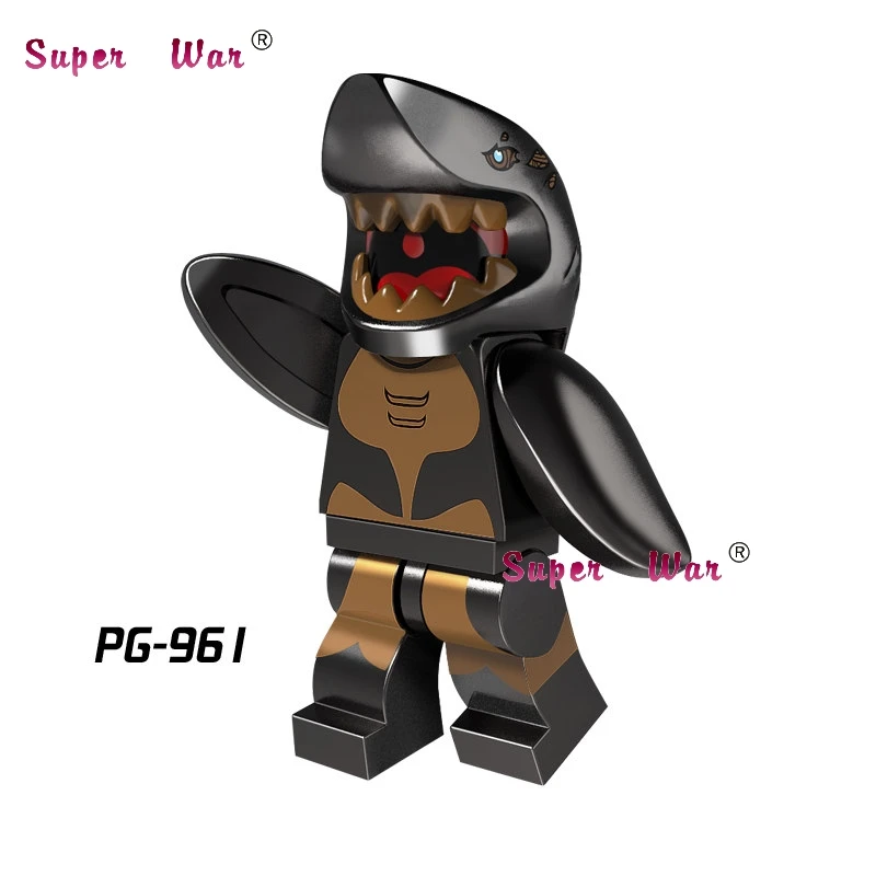 

50pcs Ghost Zombie Shark Man Collection Series Pirates of the Caribbean model building blocks bricks toys for children