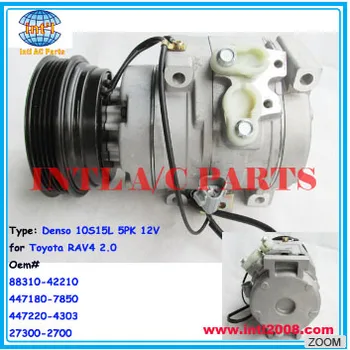 

8831042210 88310-42210 447180-7850 447220-4303 247300-2700 for Toyot RAV 4/TOYOT RAV4 2.0 aircon ac compressor