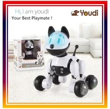Dwi Dowellin Intelligent Electronic Pet Toy Robot Dog Electric Dogs Pets Kids Walking Puppy Action Toys with Gesture Sensing