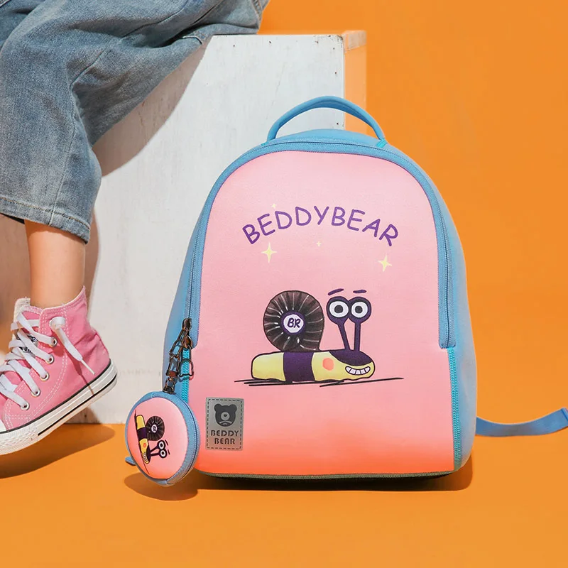

BEDDYBEAR School Bag Child Baby Shoulder Backpack With CoinPurse Lightweight Children Bags