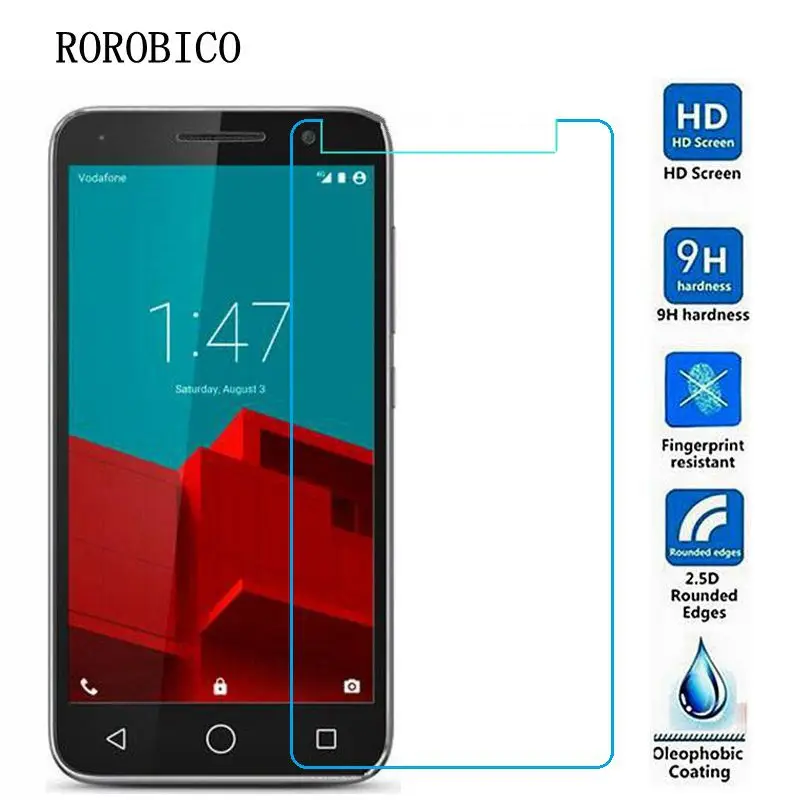 Rorobico закаленное стекло для Vodafone Smart Prime 6 Prime6 895N Защитная пленка экрана 0 26 мм 2.5D 9 H