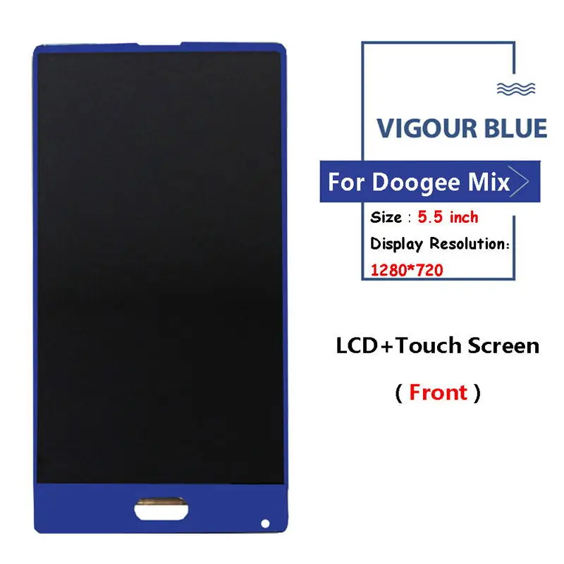 Для Doogee Mix lcd дисплей+ инструмент для ремонта сенсорного экрана в сборе Запчасти Запасные Аксессуары Для doogee mix lcd - Цвет: Синий