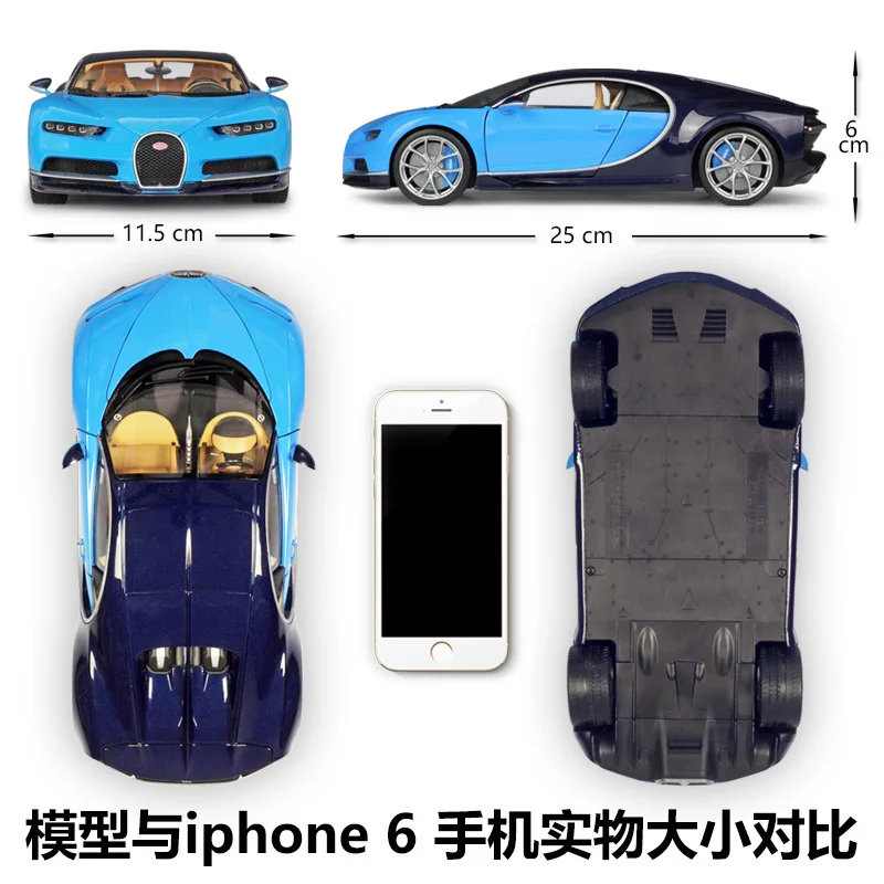 Welly GTA 1:18 литая металлическая модель Супер спортивный автомобиль игрушка для Bugatti