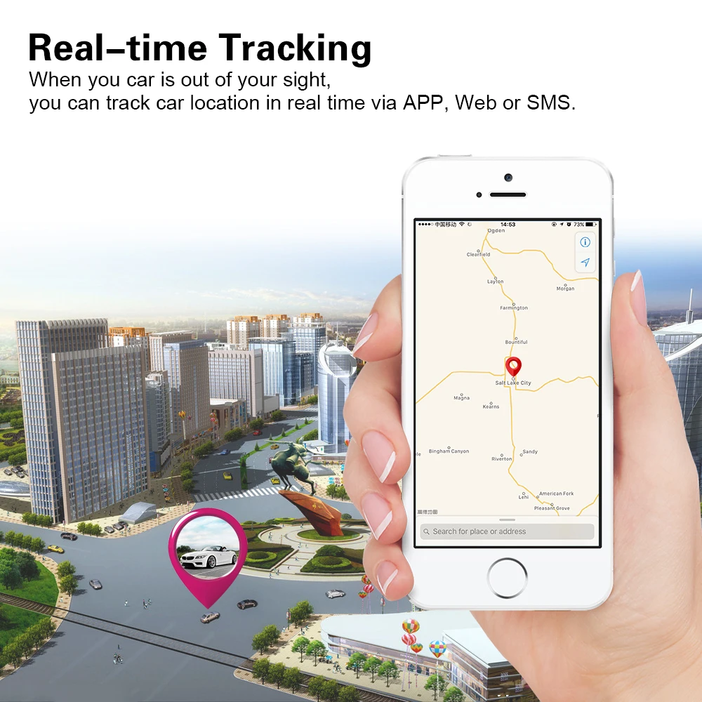 Сильный магнит GPS трекер для автомобиля LK209A Противоугонная gps система с мобильным
