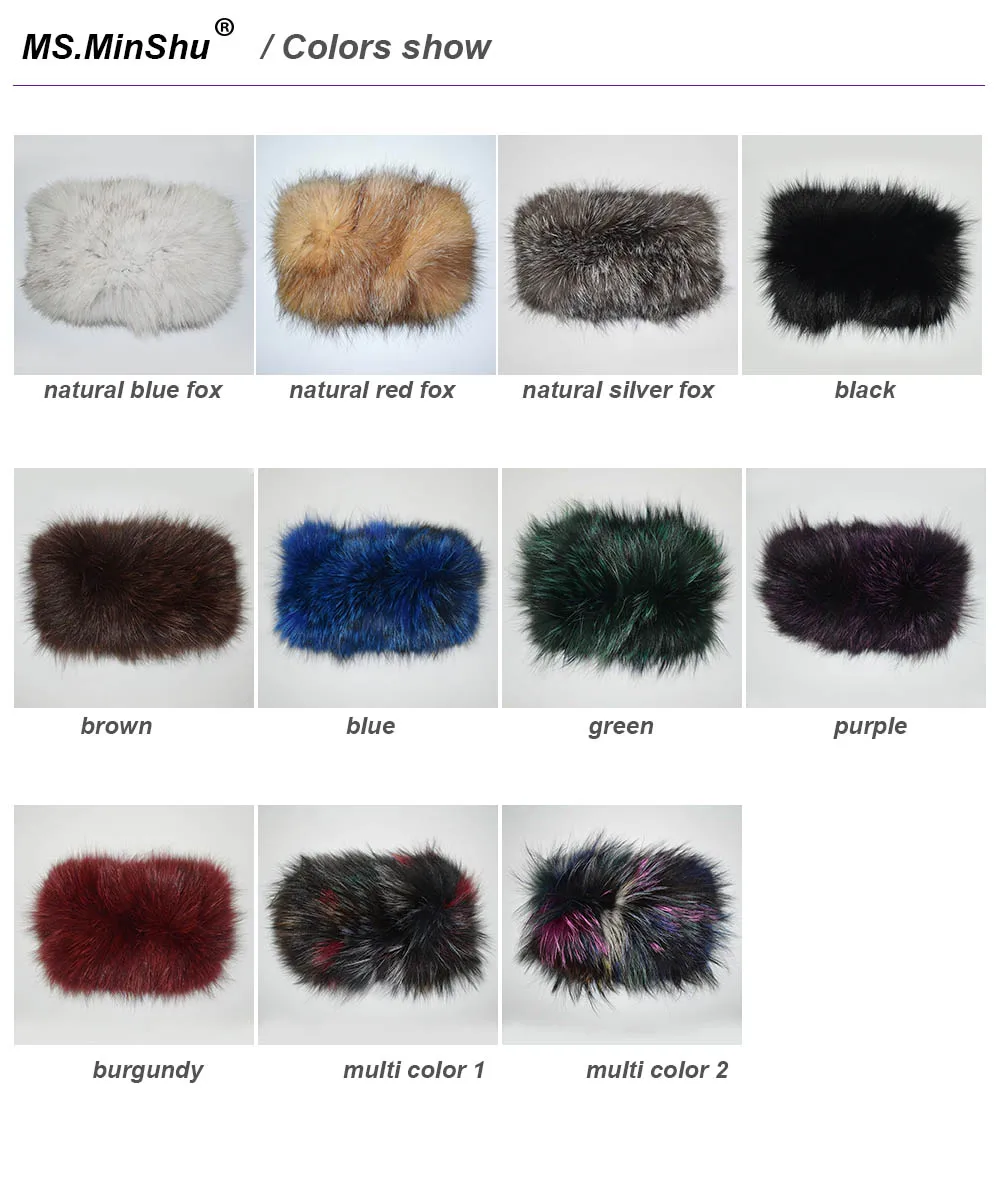 fox fur headband  (3)