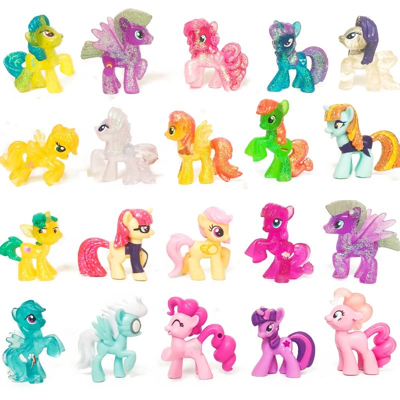 LPS DOGS Rare Little Cute Original Horse Model Apple Jack Unicorn Horse Action Figure Toys Horse For Kid