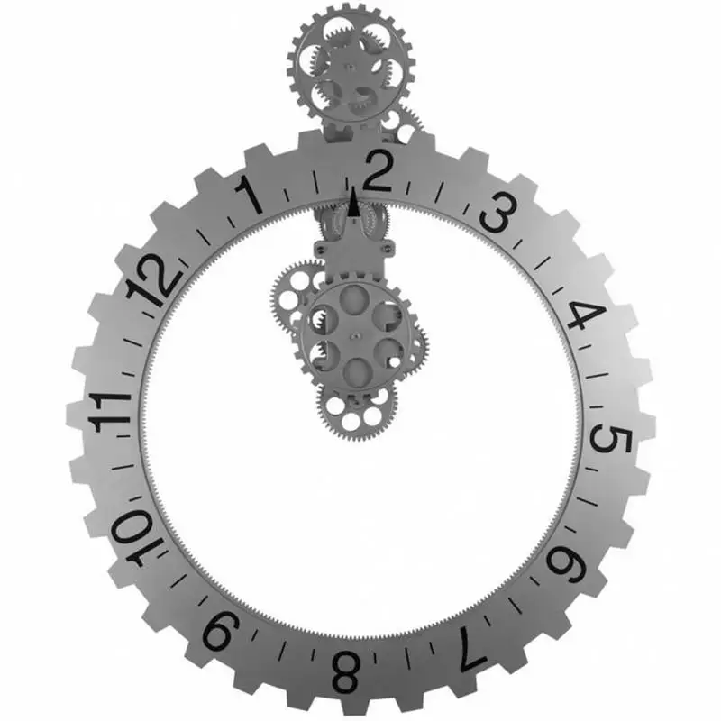 Классический творческий дом континентального колокольчика шестерни часы уникальные удивительные DIY настенные часы для дома восхищаемый Rejor для гостиной