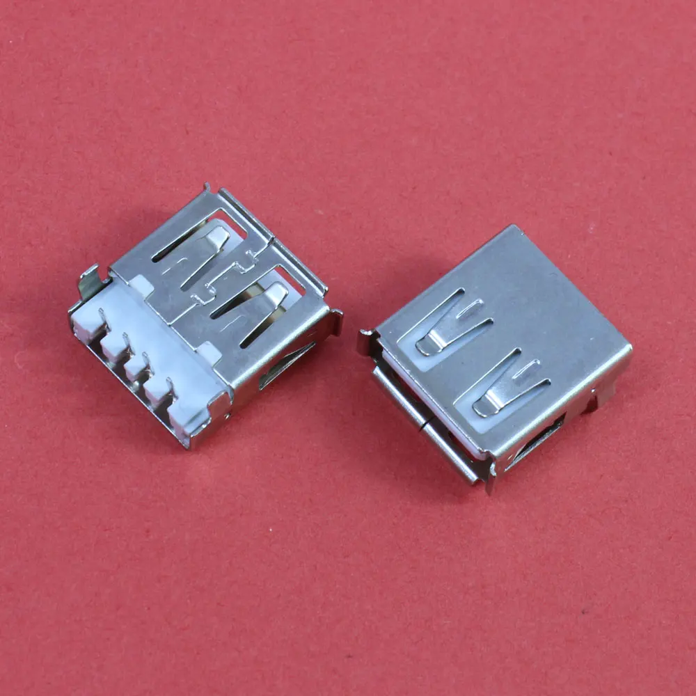 

ChengHaoRan 1Piece USB 4 Pin Type-A Female Socket Connector DIY USB Jack 2.0 Female Socket Sink plate sink board type