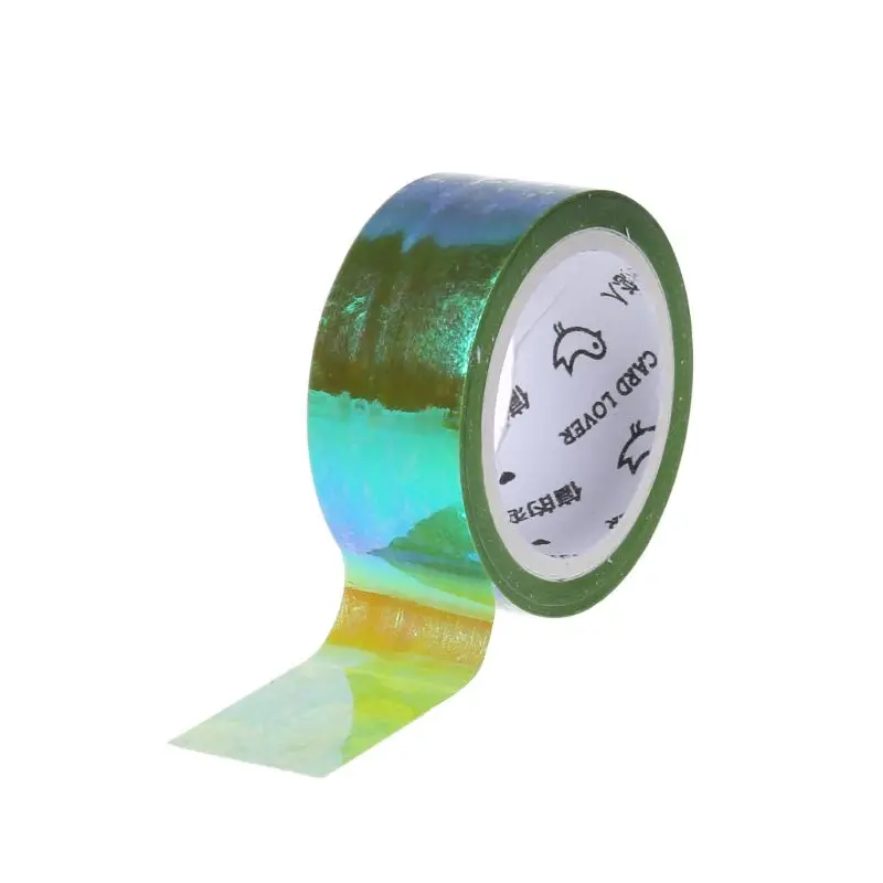 5m Rhythmic Gymnastics Decoration Holographic RG Prismatic Glitter Tape Hoops Stick