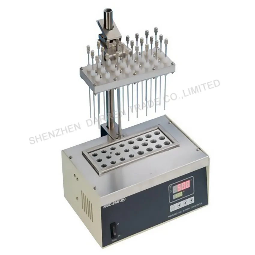 24 образца азотный инструмент для выдувания лабораторный научный инструмент концентратор для проб HGC-24A сухой азотный очиститель нагревательное устройство