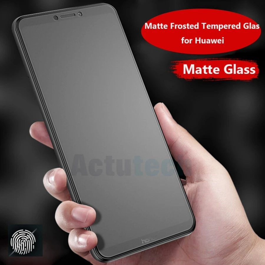 Screen Protector for Huawei Honor 8 9 No Fingerprint Matte Frosted Tempered Glass View P20 P30