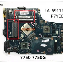 KEFU ноутбук материнская плата MBRCY02002 P7YE0 LA-6911P для ACER 7750 7750G материнская плата для ноутбука