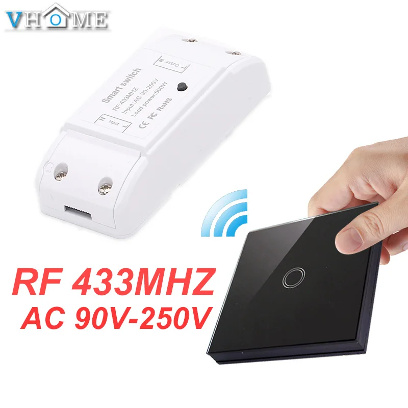 Smart Home Wireless RF 433MHZ Remote Control Transmitter For Touch light Switch